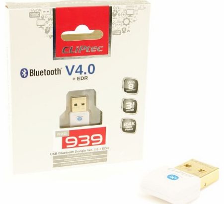 Bluetooth V4.0 +EDR RSV939 Nano Dongle [AVRCP/A2DP Support]